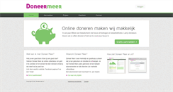 Desktop Screenshot of doneermeer.nl